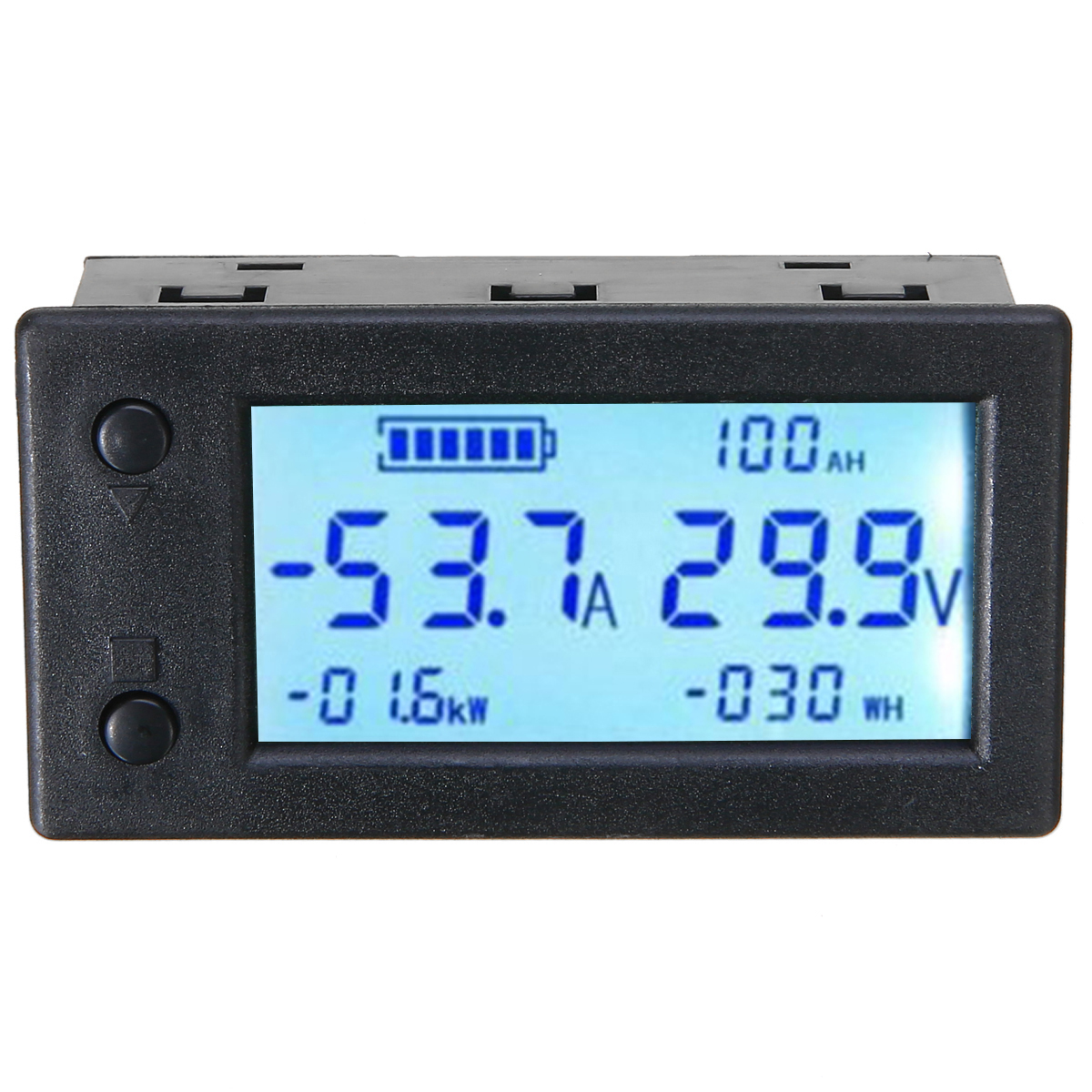 Neue Digitale Halle Coulombmeter DC 300V 50A Voltmeter Amperemeter Batterie Energie Meter Messung analysieren Instrumente