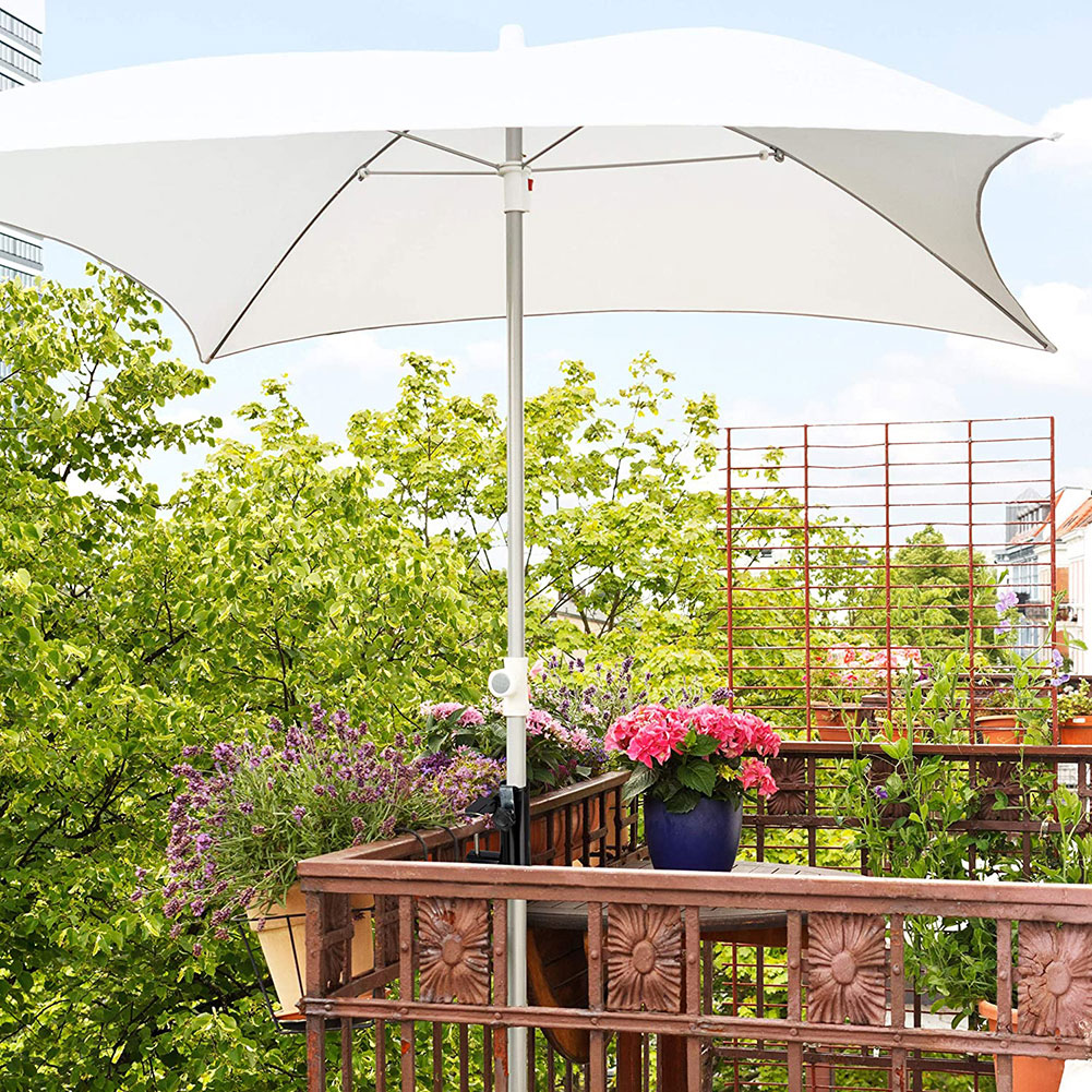 Parasolholder til firkantet altan gelænder terrasse paraply støtte stativ beslag