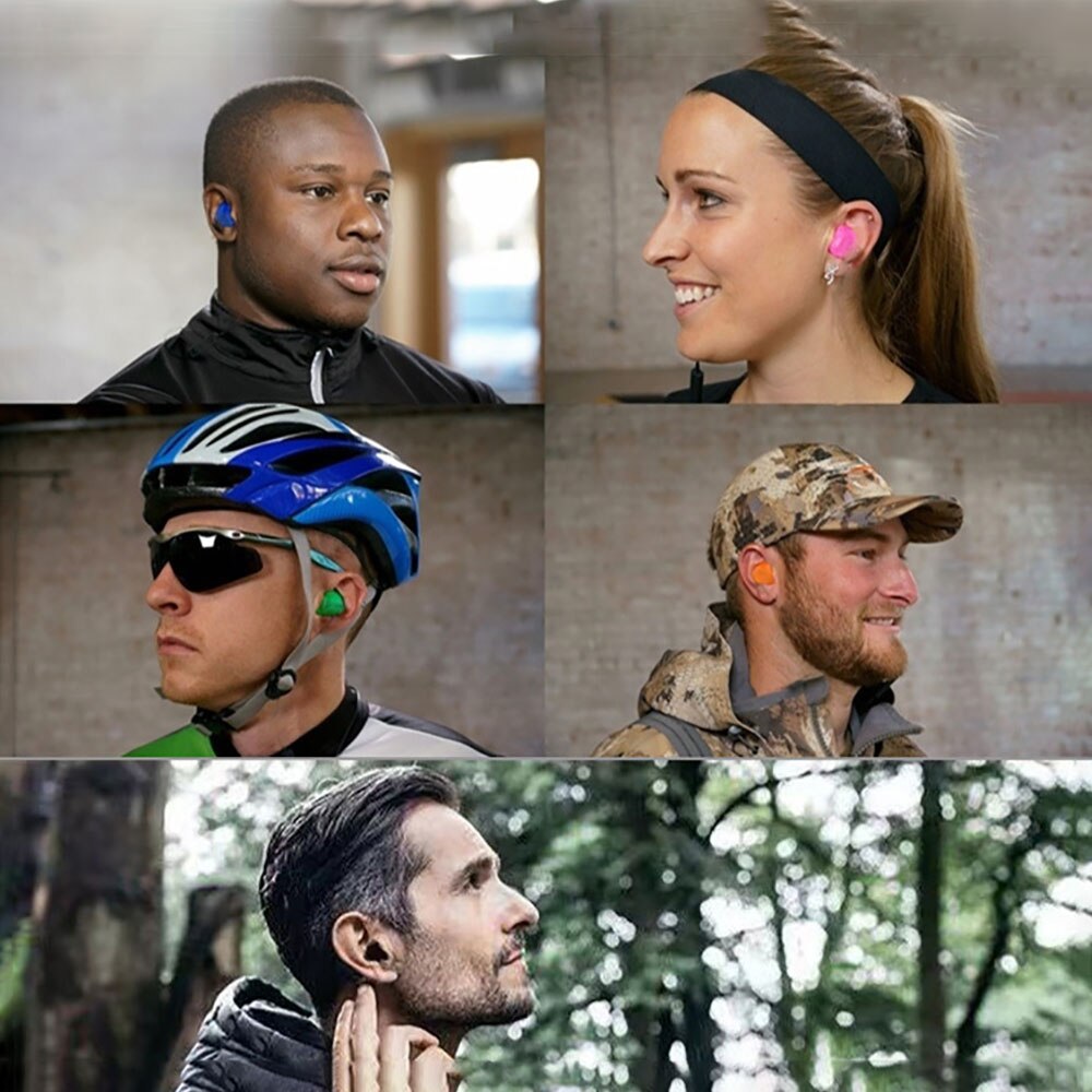 Silicone Earplugs Sleeping Sound Insulation Hearing Protection Earplugs Anti-NoiseFor Travel Sleeping Soft Noise Reduction