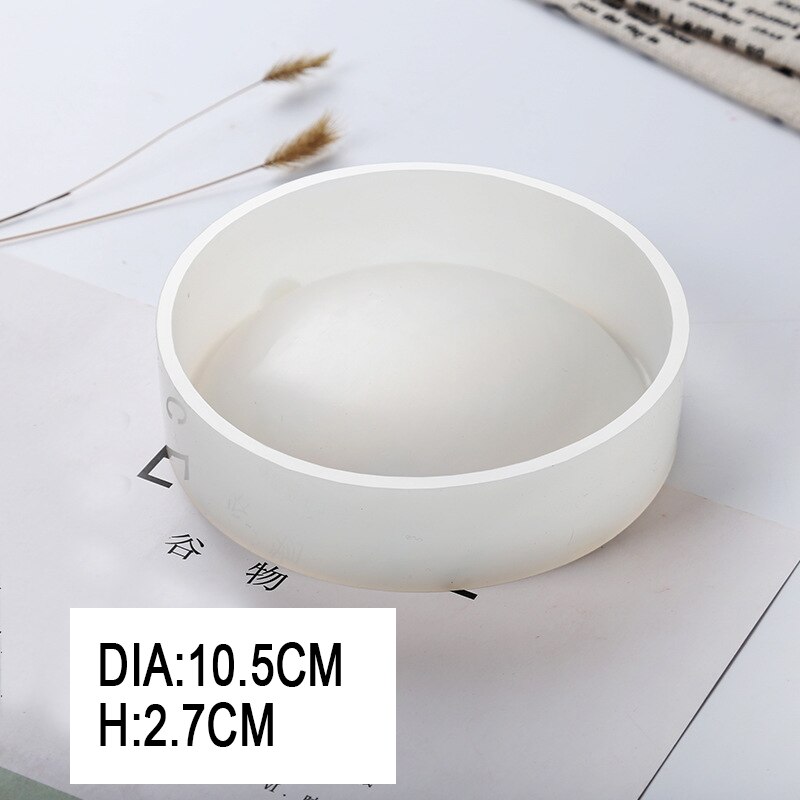 Transparent Silicone Round square ashtray mould DIY Epoxy Jewelry Mold resin molds for jewelry making: A011-2