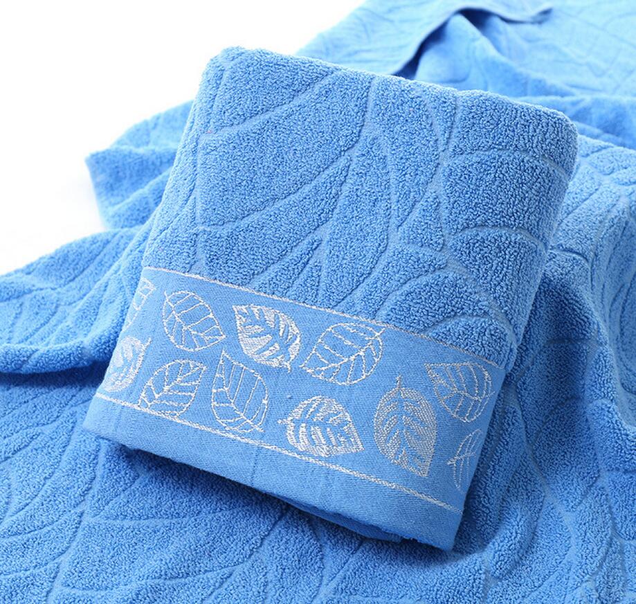 70*140 pure katoen vlakte esdoorn bladeren zachte handdoek luxe badhanddoek set