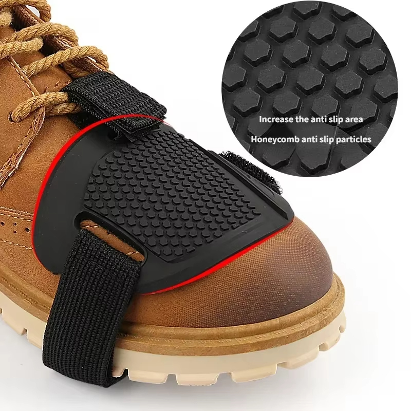 Rubber Motorcycle Shift Pad Motorbike Antislip Gear Schoenen Cover Motorcycle Moto Laarzen Shifter Guards Protector Pad Accessoires