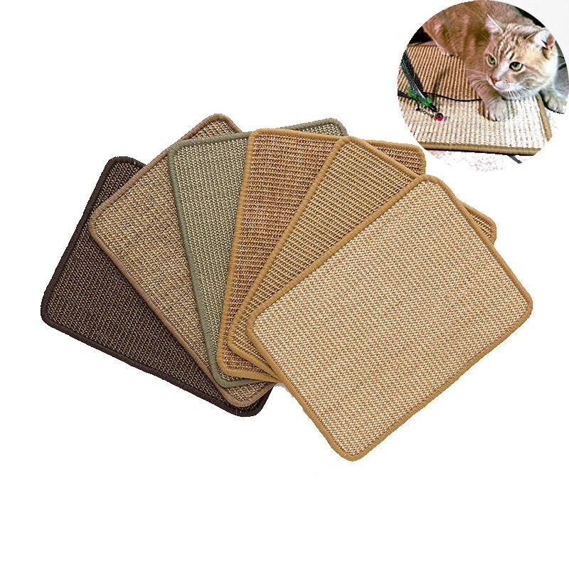 Scratching Post Sisal Mat Scrapers for Cats Cat Scraper Furniture Boardback Scratcher Supplies Pet Products Home Garden: 30x40cm