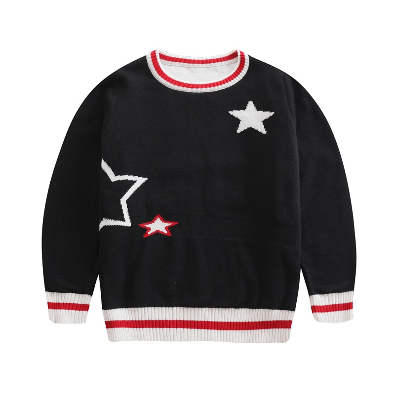 Børn cardigan børn sweatere drenge strik toppe børn pige pullover strik sweater outfits jumper juletøj 3-14 år