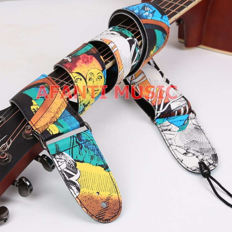 Afanti – Ukulele musical pour enfants, sangle pour guitare acoustique