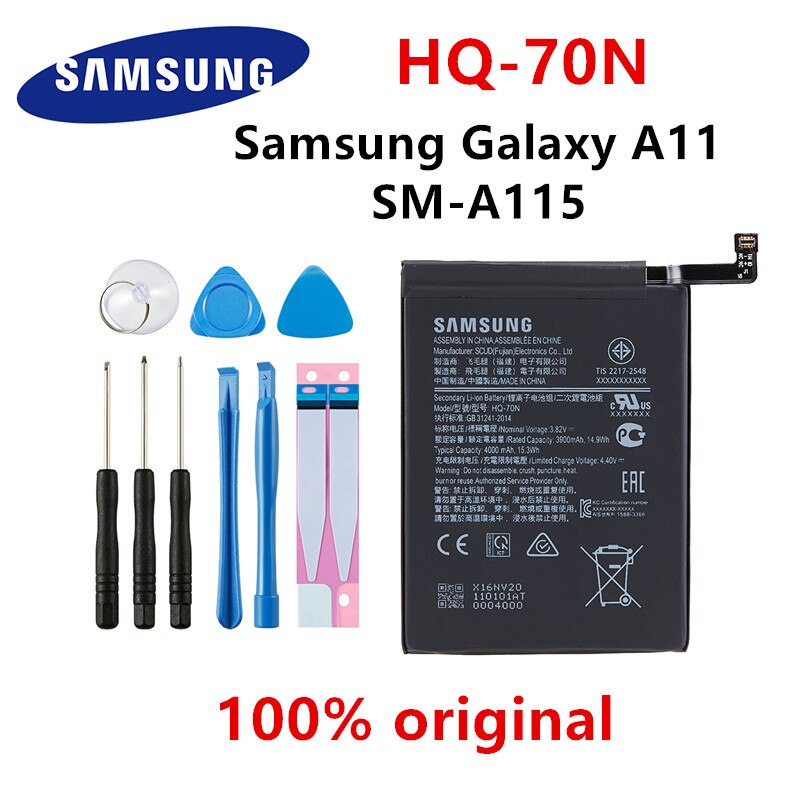 SAMSUNG original Battery For Samsung Galaxy S10 S20 S20+ S20 Ultra A90 A80 A71 A60 A51 A31 A20e A10e Note 10/10+ M30s A20S M11