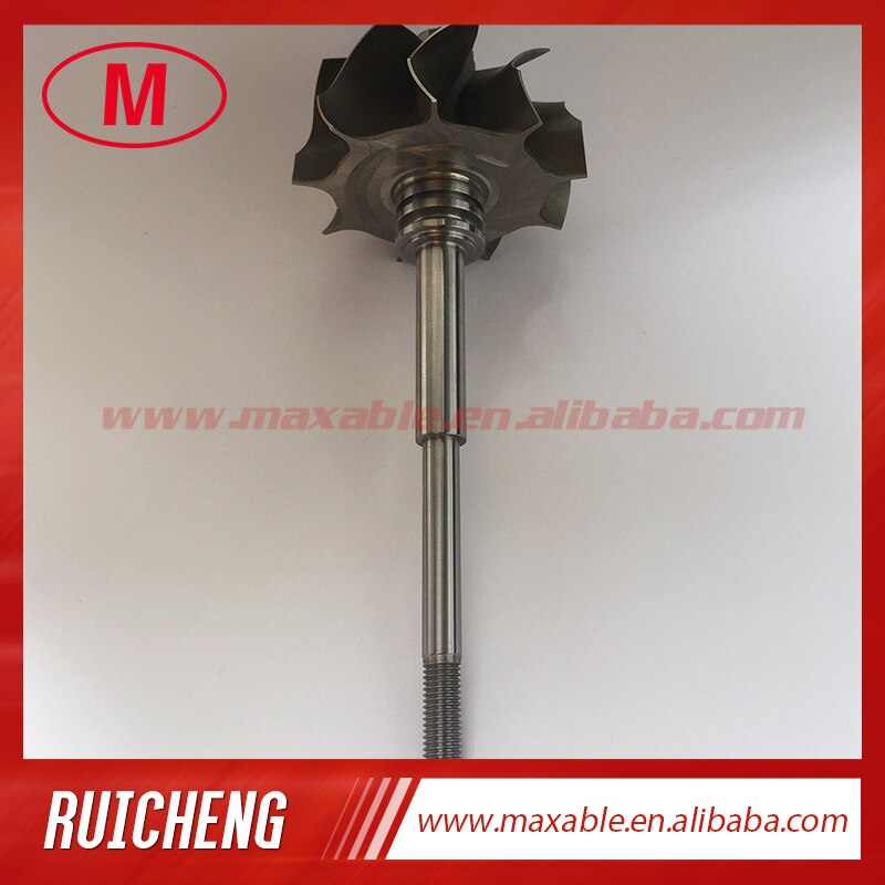 TD05HR 49.12/56.00mm 9 blades Reverse turbine wheel&shaft/turbo wheel for turbocharger
