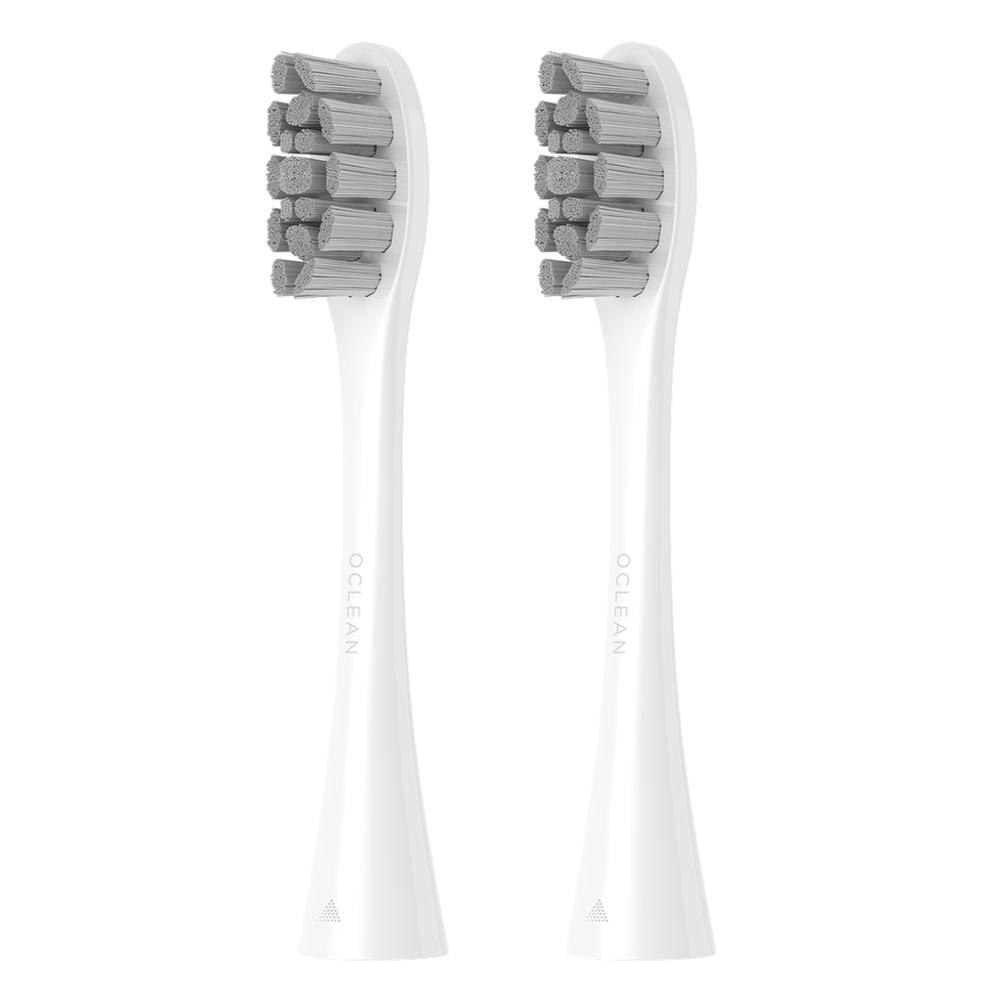 Original oclean repleacement tandbørstehoved til oclean x pro x one zi alle serier elektriske tandbørster tænder børstehoveder: 2 stk  pw01
