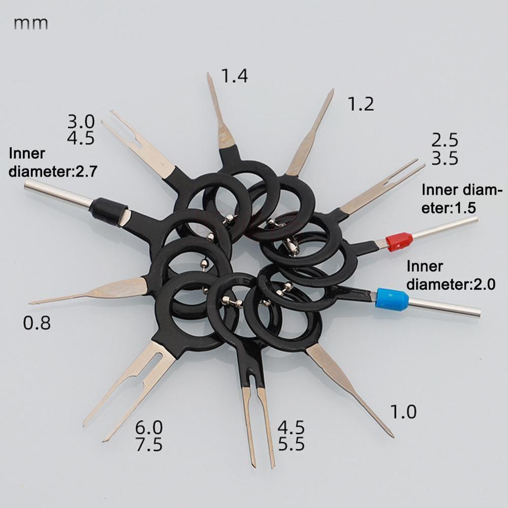 8-38pcs Car Plug Terminal Removal Tool Remove Wire Needle Pick Puller Hand Pin Repair Tools Kit Retractor B0Q9