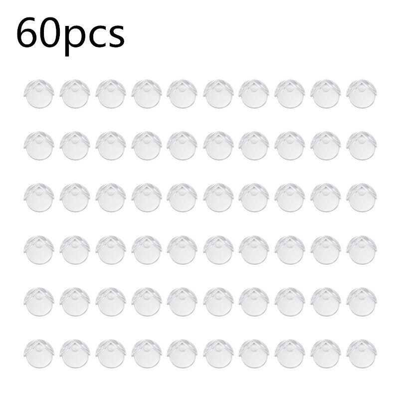 20/40/60Stck Art Baby Sicherheit Silikon Schutz Tabelle Ecke Rand Schutz Abdeckung freundlicher Antikollision Rand &Ampere; ecke Wachen: 60 Stck
