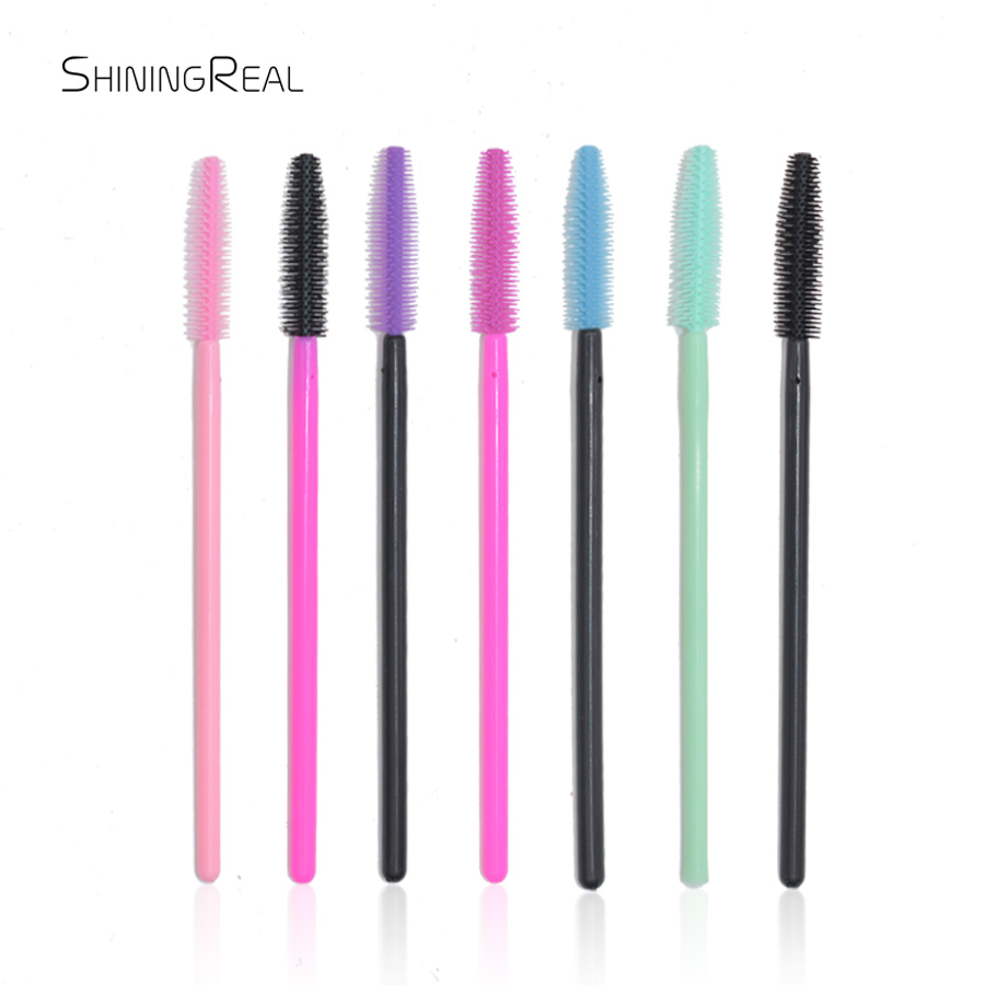 Wegwerp Silicone Gel Wimper Borstel Kam Mascara Wands Wimpers Extension Tool Professionele Beauty Make-Up Tool Voor Vrouwen