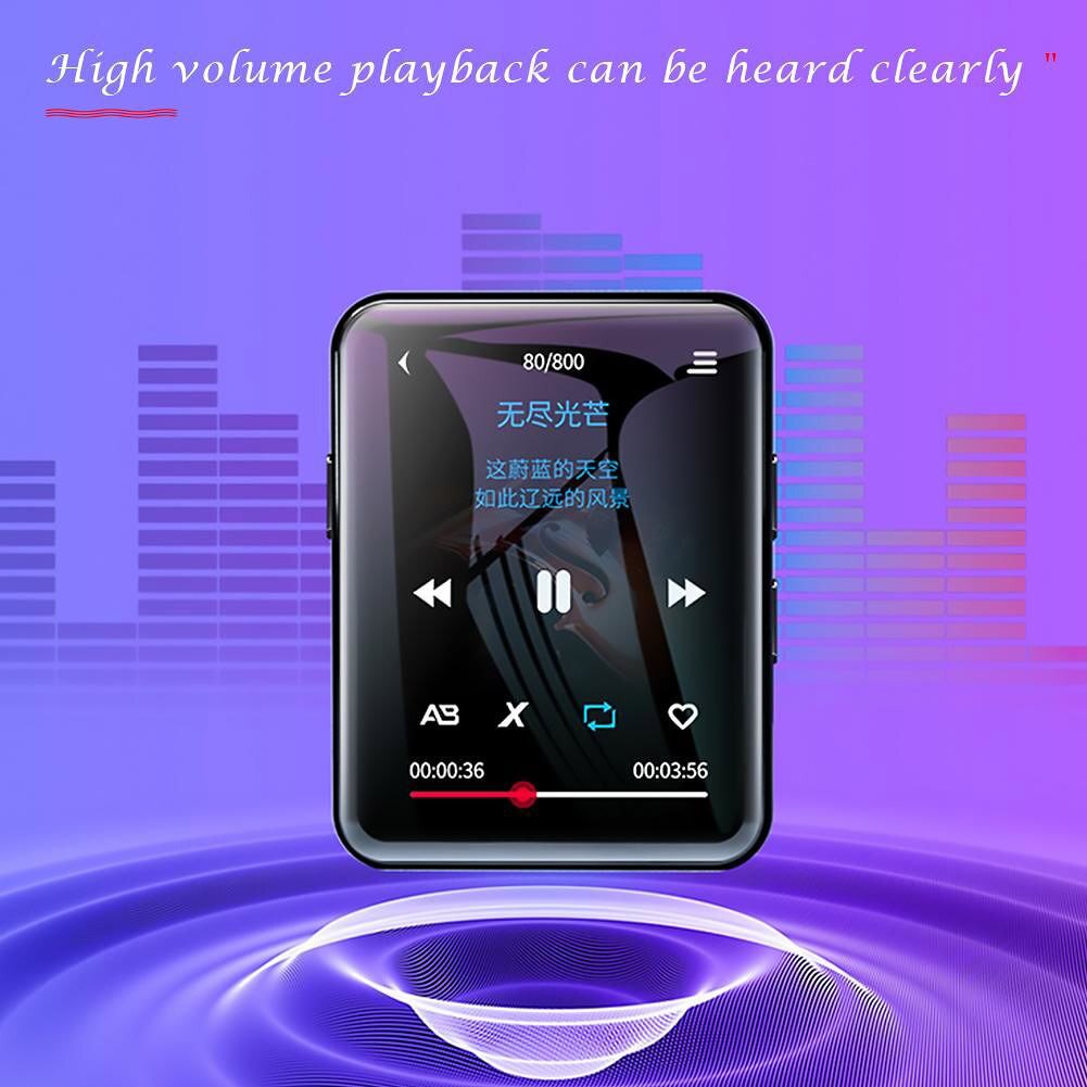 Multi-Media MP3 Player 1.8-inch Touch Screen HiFi Navigation Function Lossless Sound Expandable With 256G TF Card