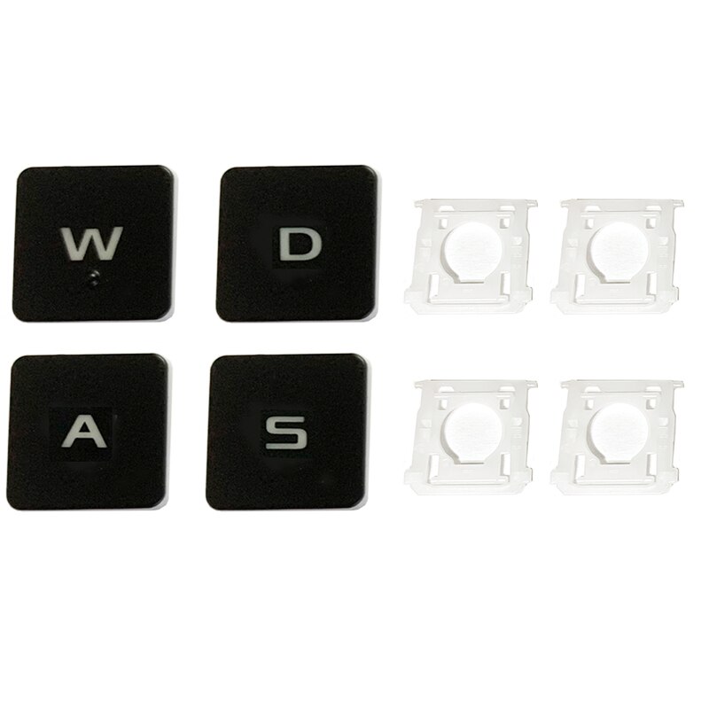 Replacement Keycap Key Cap &amp;Scissor Clip&amp;Hinge For Asus TUF Gaming F15 FX506 FA506 FA506II FX506H F17 FA706 FA706U FX505DY: Black WASD