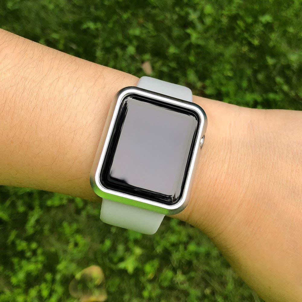 Bedst til apple watch serie 5 beskyttende etui 44mm 40mm metalur etui til iwatch 5 4 3 2 1 38mm 42mm beskyttende cover shell