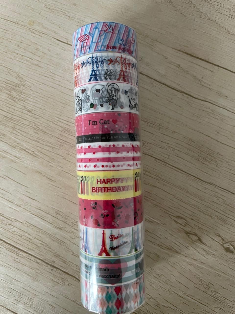 10 Uds. De cinta adhesiva Washi con patrón de purpurina, pegatinas para diario de mano, cinta adhesiva decorativa para manualidades navideñas DIY: Rojo