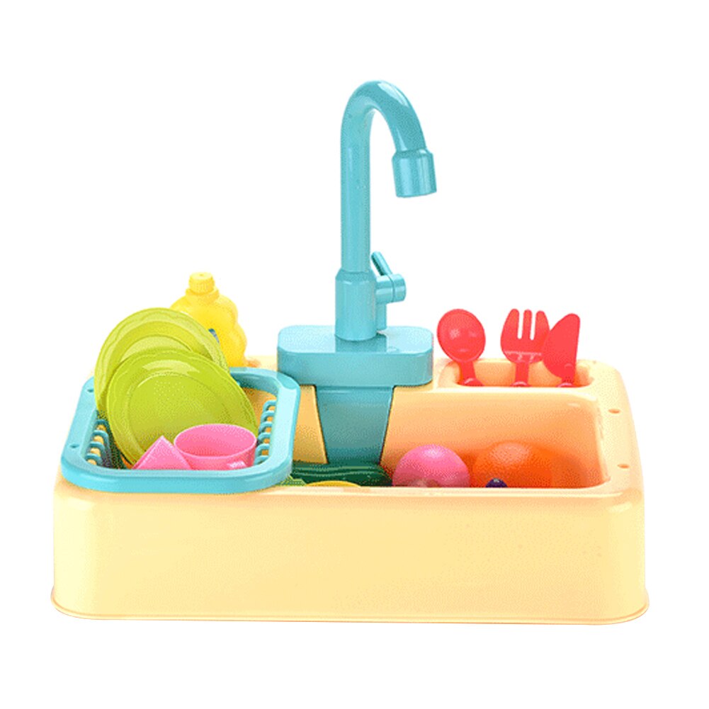 Perruche calopsitte perroquet douche multifonctionnel fournitures pour animaux de compagnie automatique à piles avec robinet jouet mangeoire oiseau baignoire: Jaune
