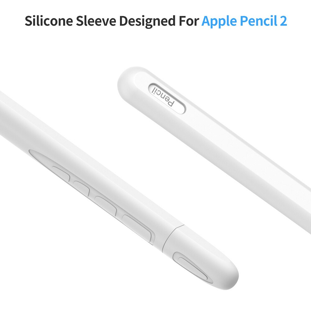 Anti-Slip Silicone Pencil Sleeve Cover Protective Case For Apple Pencil Touch Pen 2 Mobile Phone Accessories Protective Case