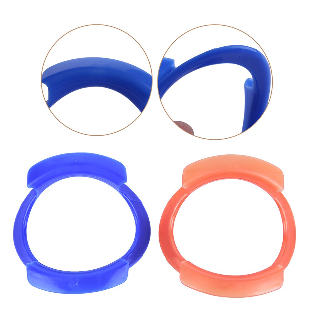 Blauw Oranje 2 Kleuren Intraoral Tanden Bleken Cheek Lip Retractor O-Vorm Mond Opener 70*65.5*12mm