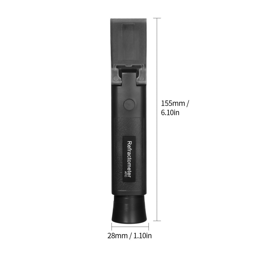 Portable Aquarium Salt Testers 0~10% Water Reader Refractometer Salinity Meter Marine