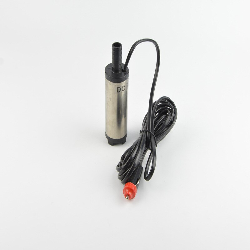 Diesel 38mm fordonsmonterad elektrisk mikropump  dc12v 24v auto bil elektrisk dränkbar pump bränsle vatten dieselolja fatpump