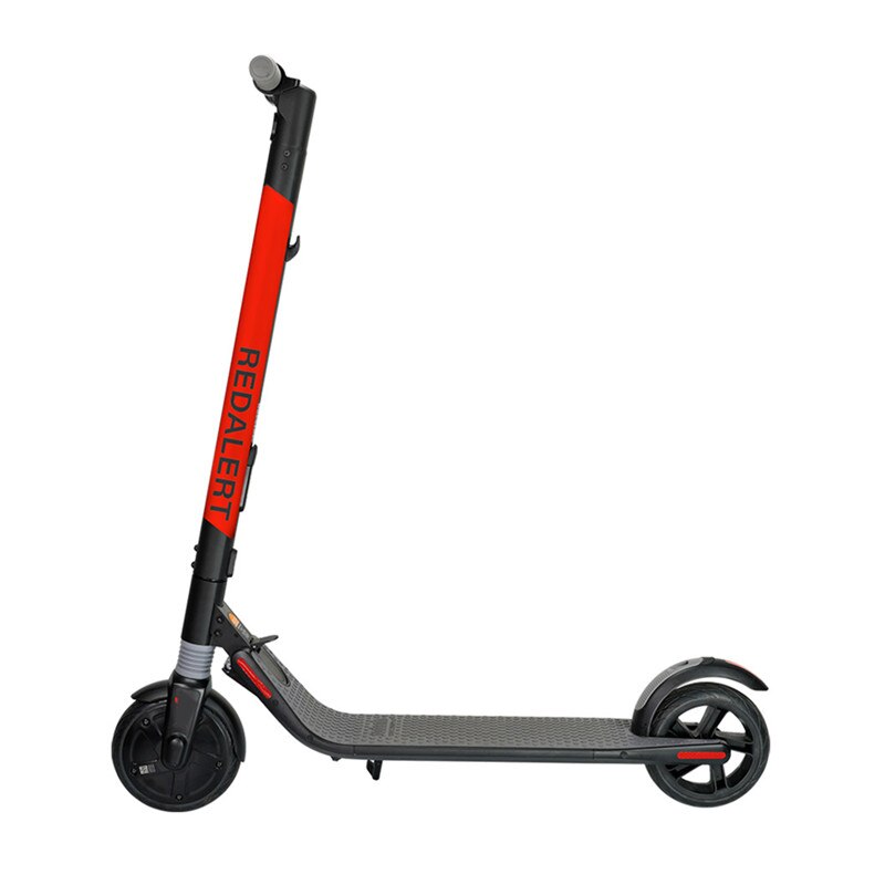 1 pçs reflexivo estilo adesivos para ninebot es1/es2/es4 scooter elétrico skate peças acessórios 58*5.8cm: Red
