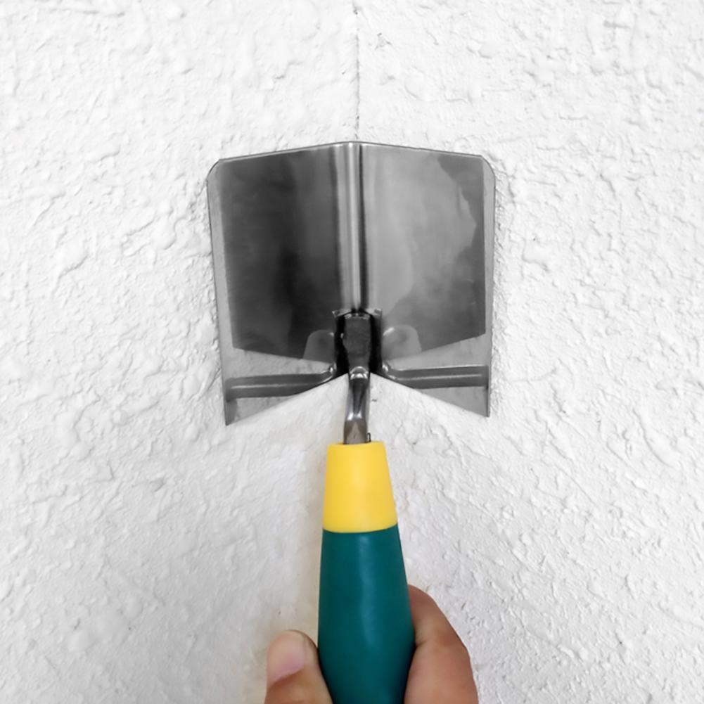 Drywall Corner Tool Flexes for Perfect 90 Degree Corner High Grade Stainless Steel Sheetrock Corner Trowel Ergonomic Grip