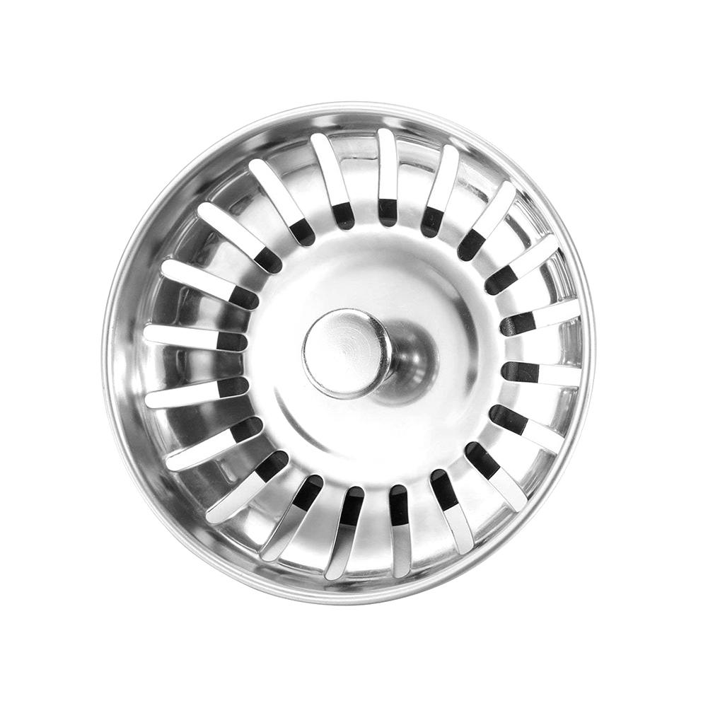 Sink Strainer Plug Kitchen Sink Waste Strainer Plug Stainless Steel Strainer Plug For Kitchen/Bathroom For UK Sinks (79-81-84mm)