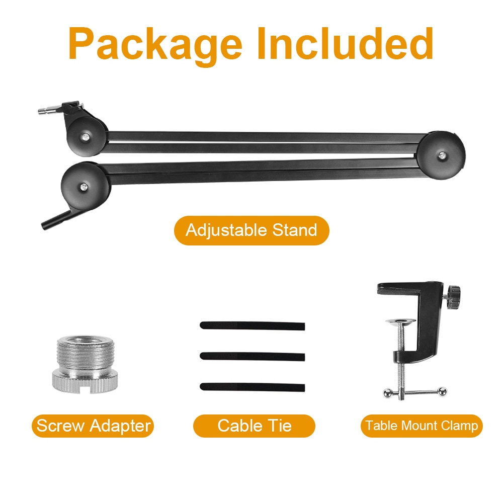 YOUXIU Microphone Arm Stand, Adjustable Heavy Duty... – Grandado