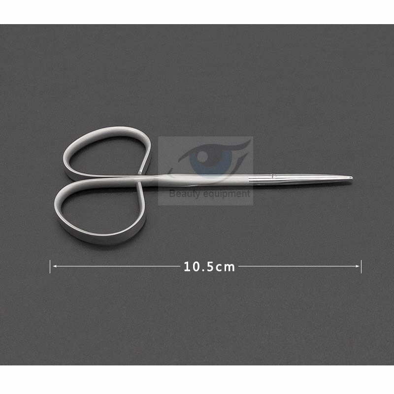 Twist-handle saks fine eye peeling saks: Børstet messing