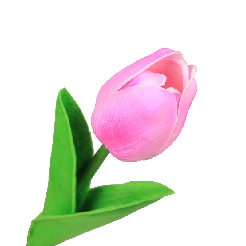 1pc kunstige blomster tulipan bamse frisk romantisk bryllup dekoration valentinsdag latex blomster: Smtyjx 042