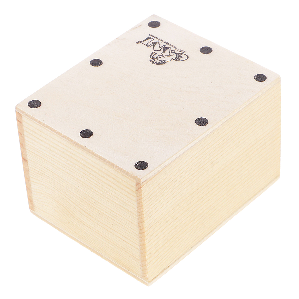 Petit tambour en bois Cajon, transport de sable, Mini Instrument à Percussion à la main, pièces d'accompagnement