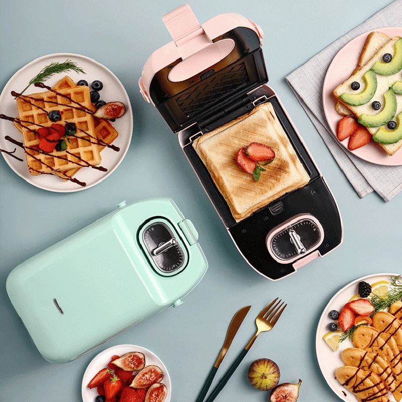 650W Electric Waffles Maker Iron Sandwich Maker Machine Bubble Egg Cake Oven Breakfast Waffle Machine 220V EU Plug