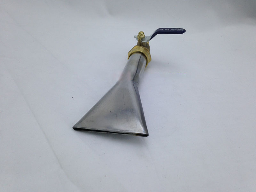 flat nozzle universal cleaning machine water nozzle foaming tool duckbill spray nozzle stainless steel 10-12 mm connector