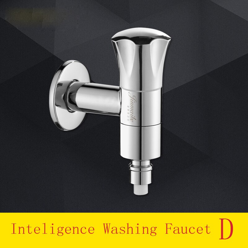 Alle-kupfer intelligente waschmaschine wasserhahn automatische wasser halt pulsator trommel Universal- wasserhahn leck-beweis und flut-beweis: D Typ