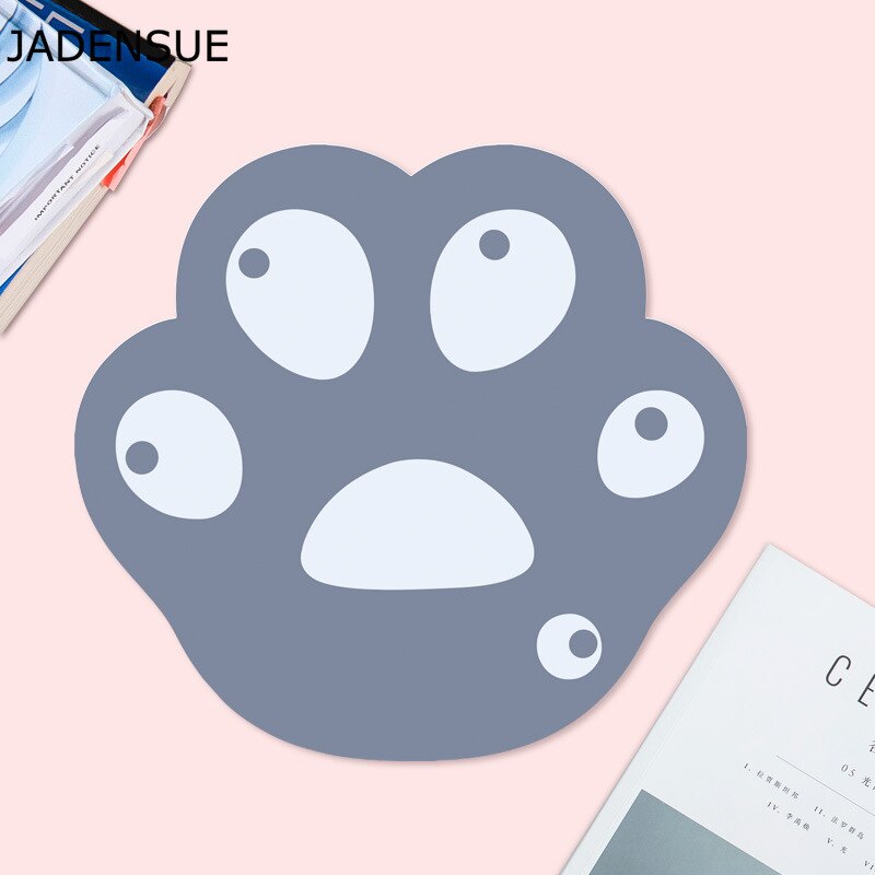 Mouse Pad Rubber Cute Cat Paw Pattern Anti-Slip Mice Comfortable Desk Mats for Laptop PC Computer Pad Game Mousepad Deskpad: 280x260x3mm 18