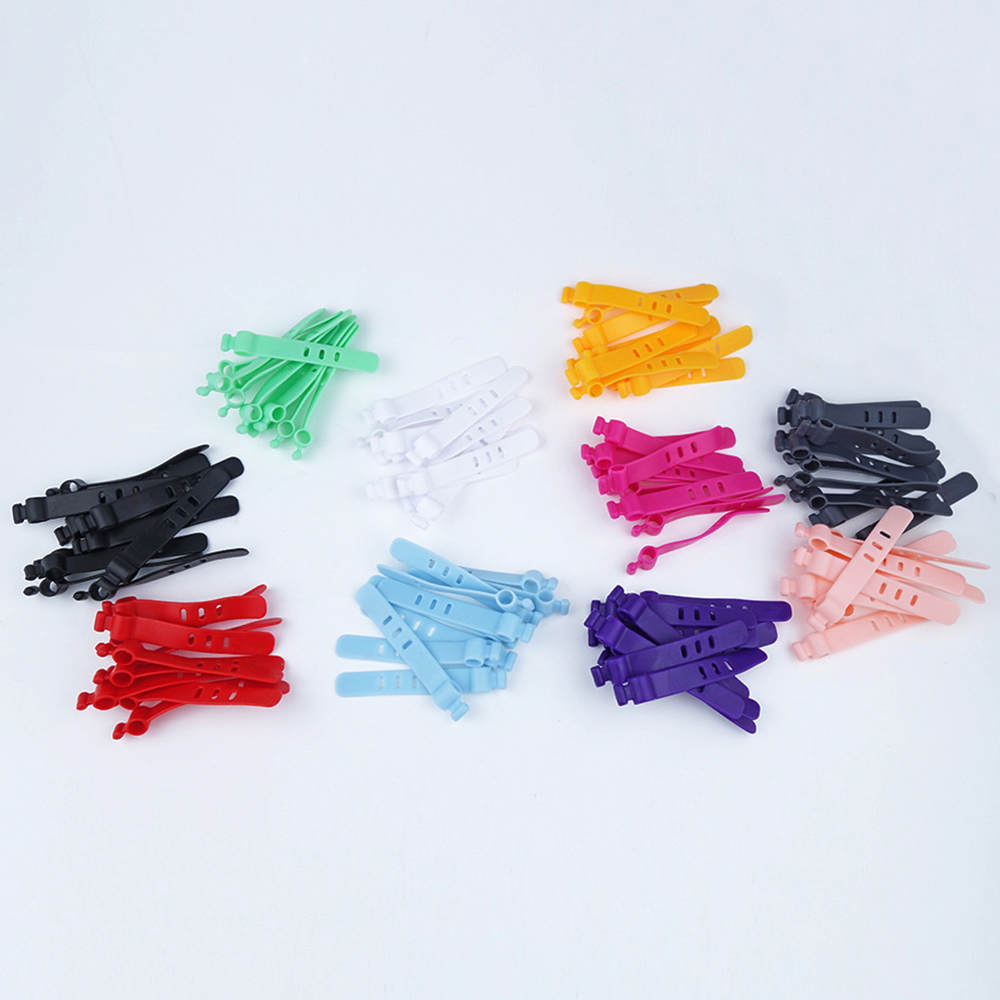 Silicone Tie Cable Organizer Phone Cable Multipurpose Winder Holder Clip For Mouse Earphone Wire Organizer 2Pcs/Lot