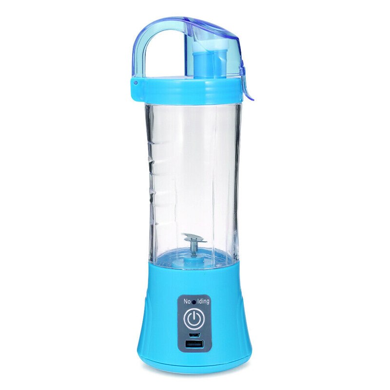 Portable Blender USB Mixer Electric Juicer Machine Smoothie Blender Mini Food Processor Personal Blender Cup Juicer P7Ding: Blue