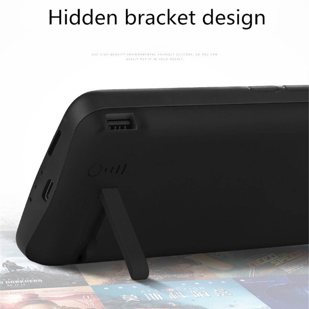 Battery Power Cases For Huawei Honor 8X Battery Charger Cover 6500mAh Portable External Stand Power Bank Battery Charging Cases