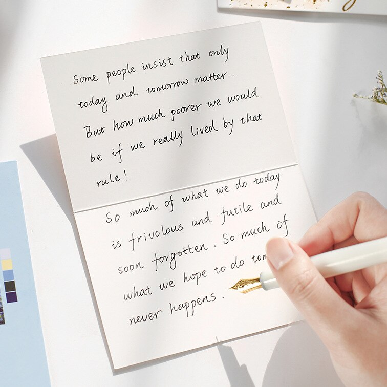 Stamping Greeting Card Envelope Set Series Blessing Message Letter Paper Envelopes School Office Stationery Supply