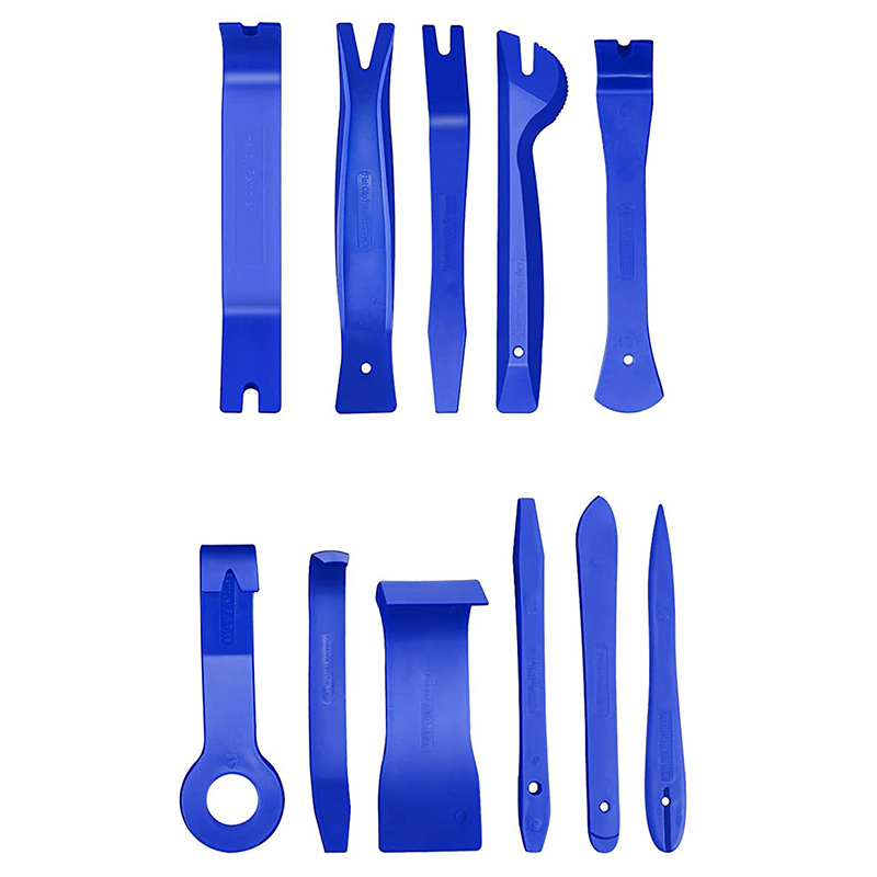 Auto Door Clip Panel Trim Removal Tool Kits Auto Interior Disassembly Tools Car Audio Removal Trim Clip Dashboard Repair Tool: GRAY