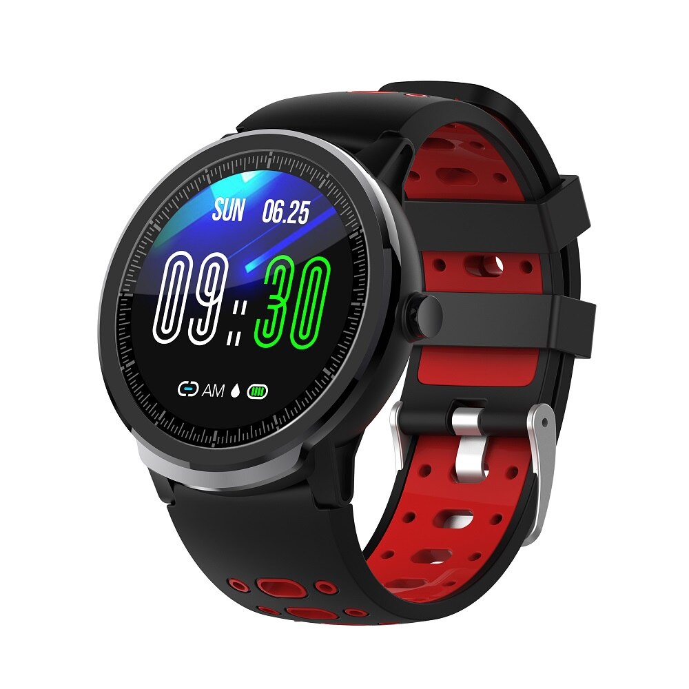 Senbono S10pro Full Touch Smart Horloge Mannen Vrouwen Sport Klok Hartslag Sleep Monitor Polsband Smartwatch Voor Ios Android Telefoon: Rood