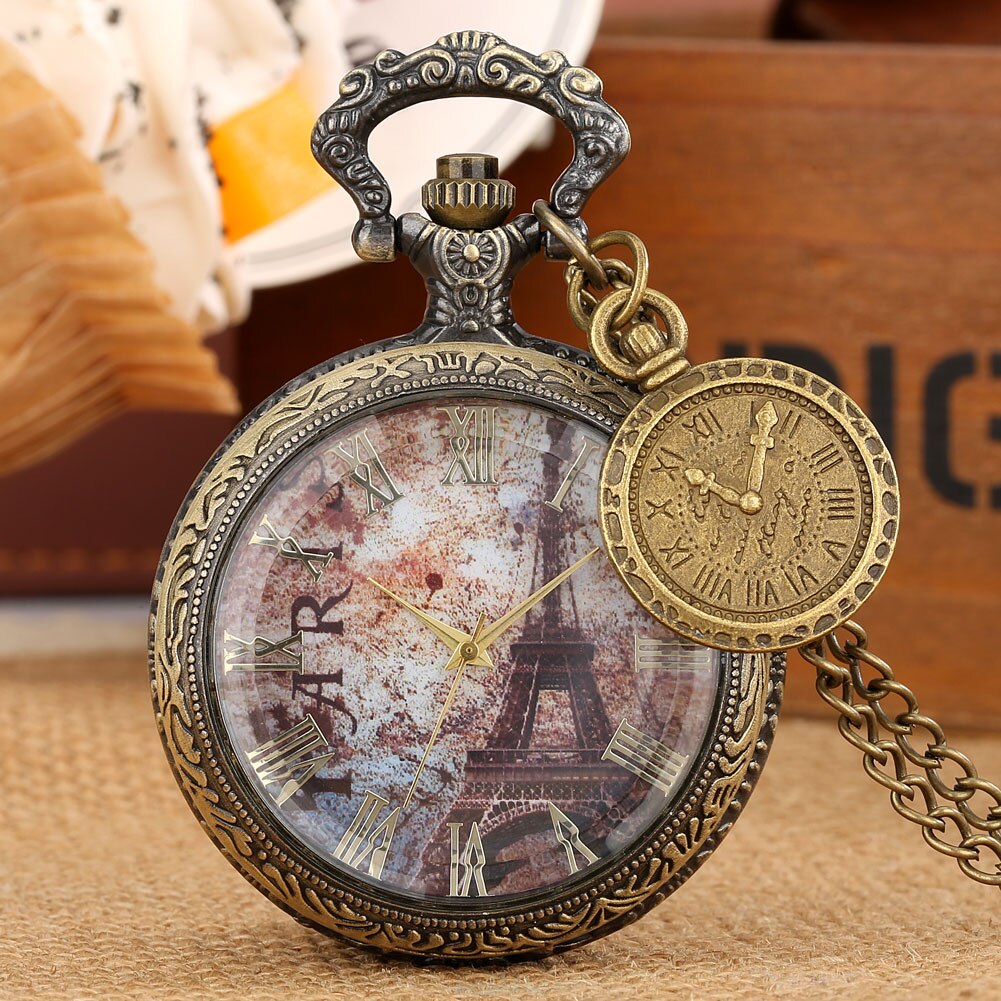 Antieke Open Gezicht Zakhorloge Mannen Vrouwen Quartz Ketting Klok Met Romeinse Dial Accessoire Unisex Prachtige Reloj De Bolsillo