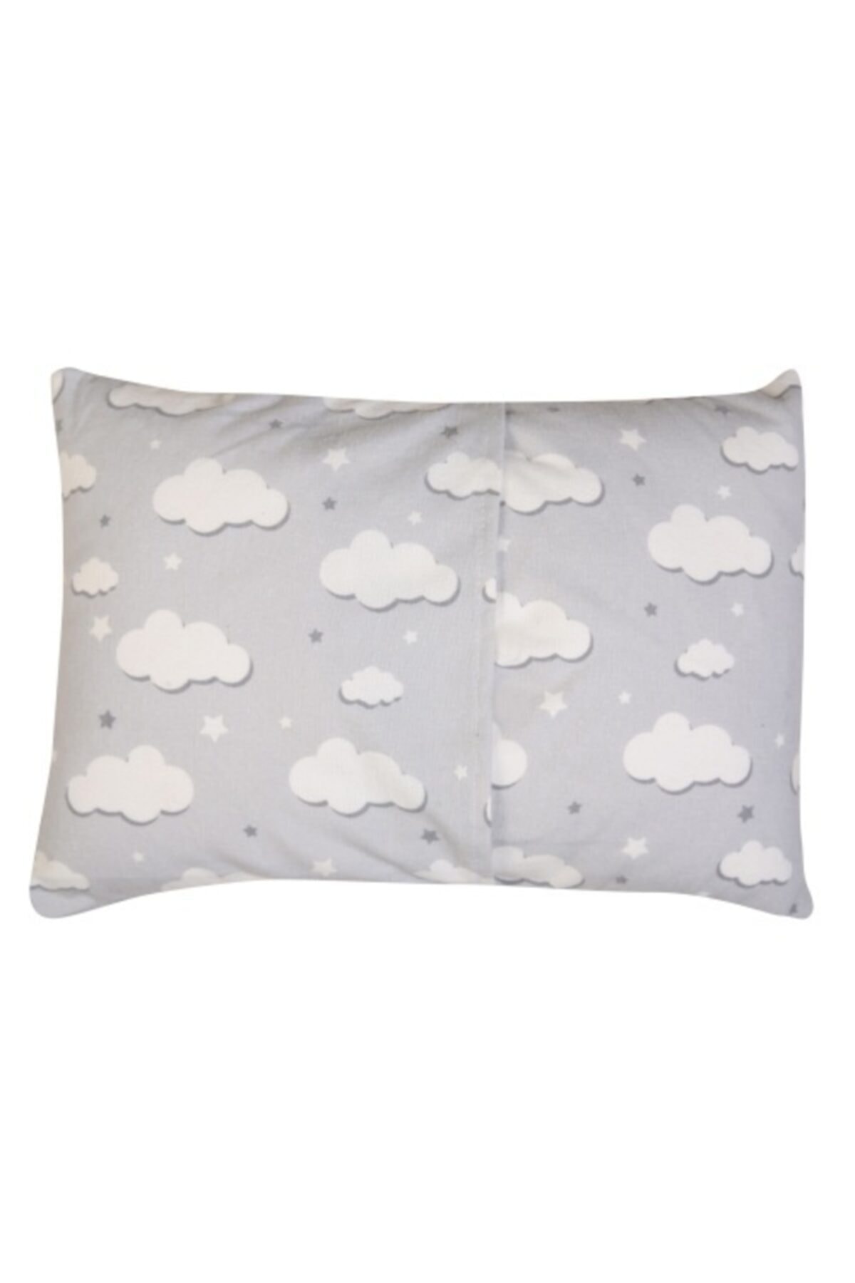 2 Stuks Baby Kussensloop Unisex Cloud Patroon Grijze Kleur 100% Katoen Maat 30 Cm X 40 Cm