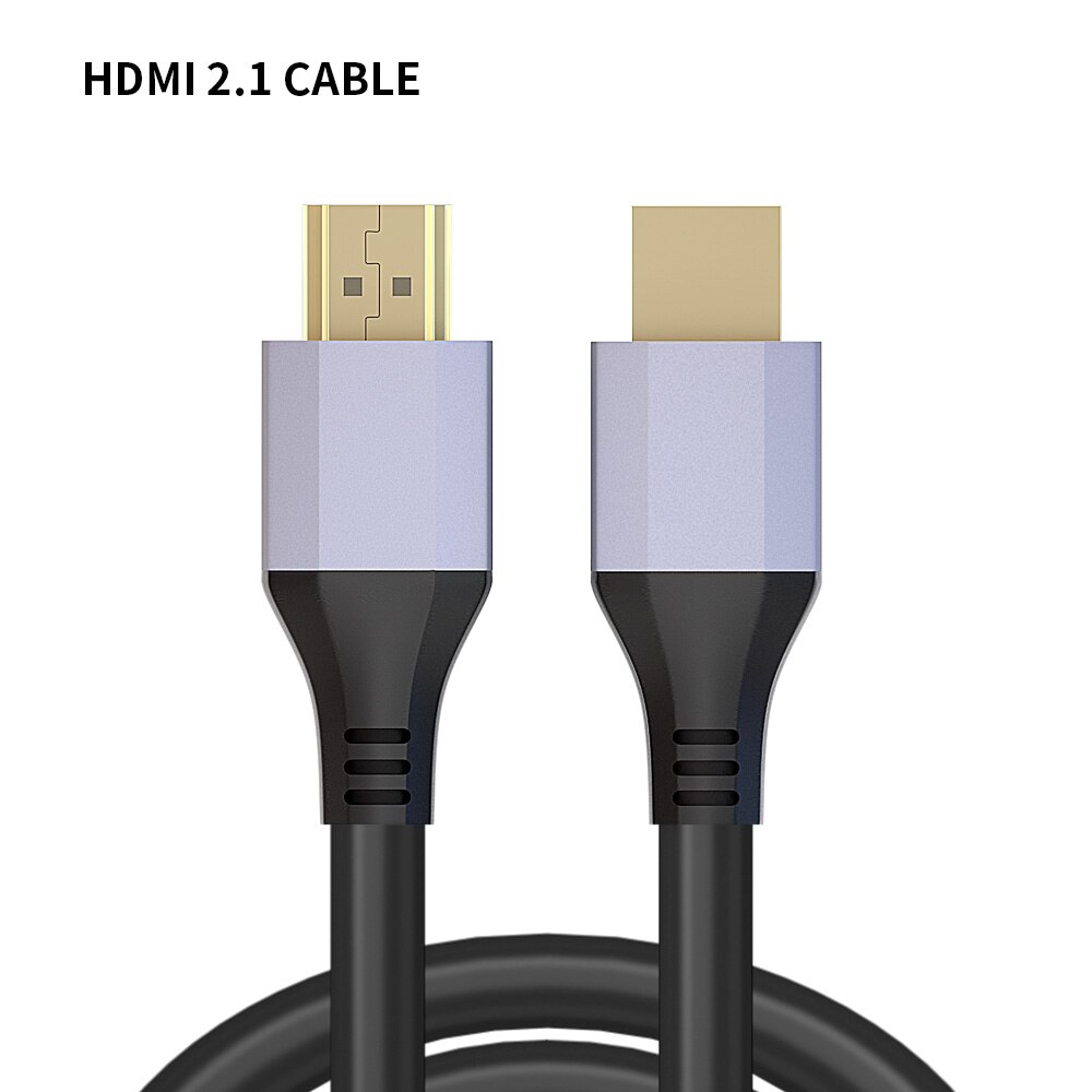 Kabel hdmi 2.0 4k 1080p cord splitter voor Projector PS4 Switch adapter 1m 2m 3m 4m 5m hdmi 2.1 kabel male naar male 8k converter: hdmi v2.1 metal plug / 3m
