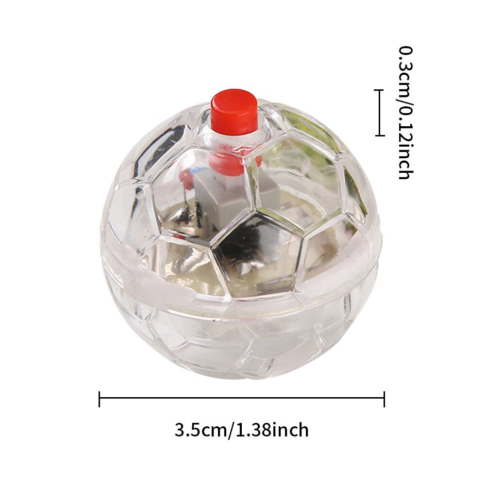 3pcs Cat Flash Ball Led Colour Changing Battery Powered Paranormal Equipment Ghost Motion Light Up Pet Toy Interactive