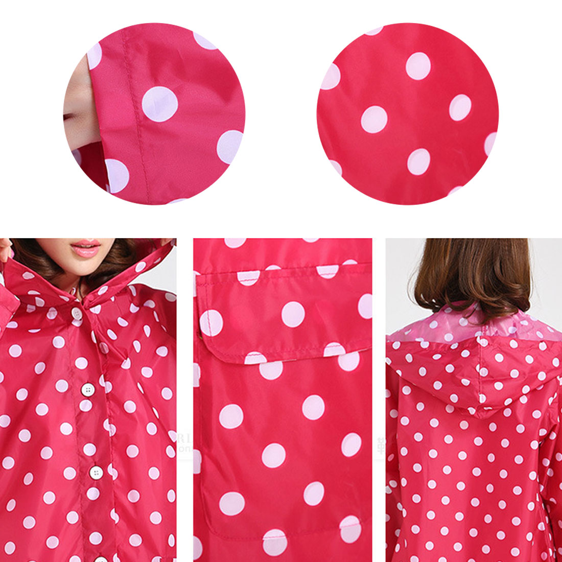 Outdoor Waterproof Girl Lady Hooded Raincoat Women Travel Riding Cloth Rain Coat For Women Poncho Long Rainwear Rain