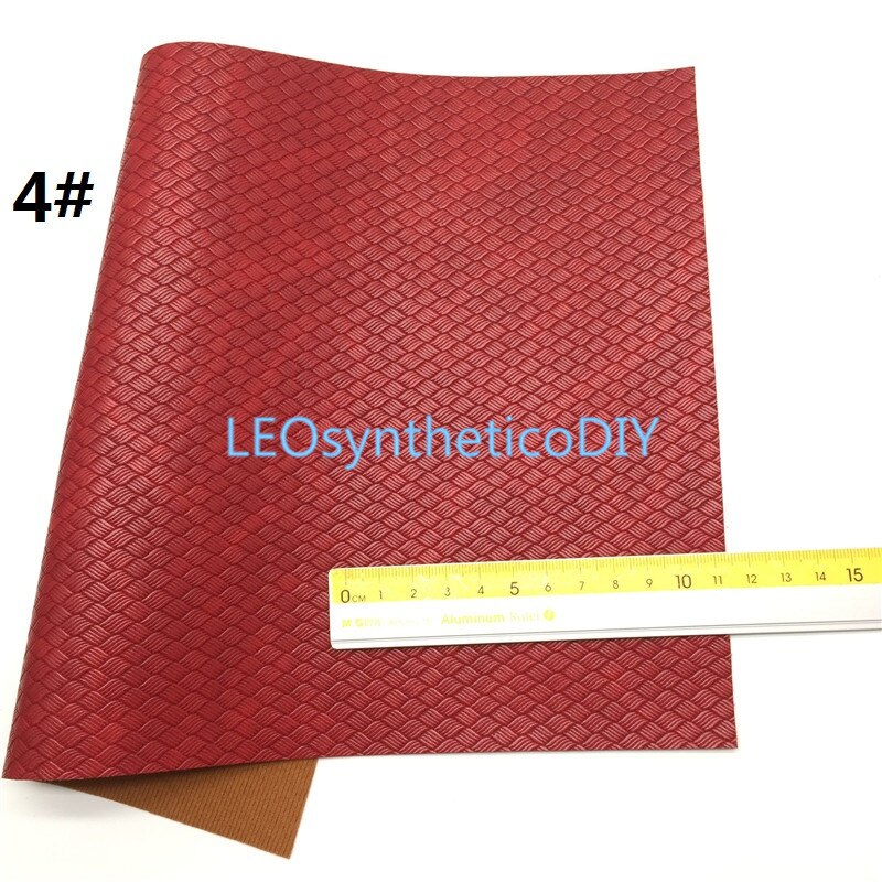 Tela de cuero sintético para hacer lazos, tejido de Tela de cuero sintética, 21x29cm, Tela de cuero, 1 unidad, T435: 4