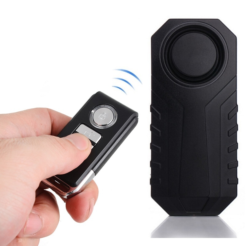 Wireless Bicycle Anti-theft Alarm Lock Vibration Bike Motorcycle E-bike Vibration Alarm Cycling Accessories 113dB