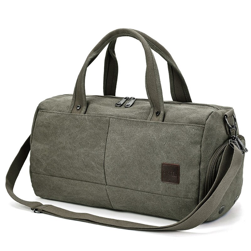 Menn sport treningsstudio bag Fitness trening håndveske reise skulder helg bagasje bag til sko gymtas bolsa sekk de sporttas  xa105d: Militærgrønn