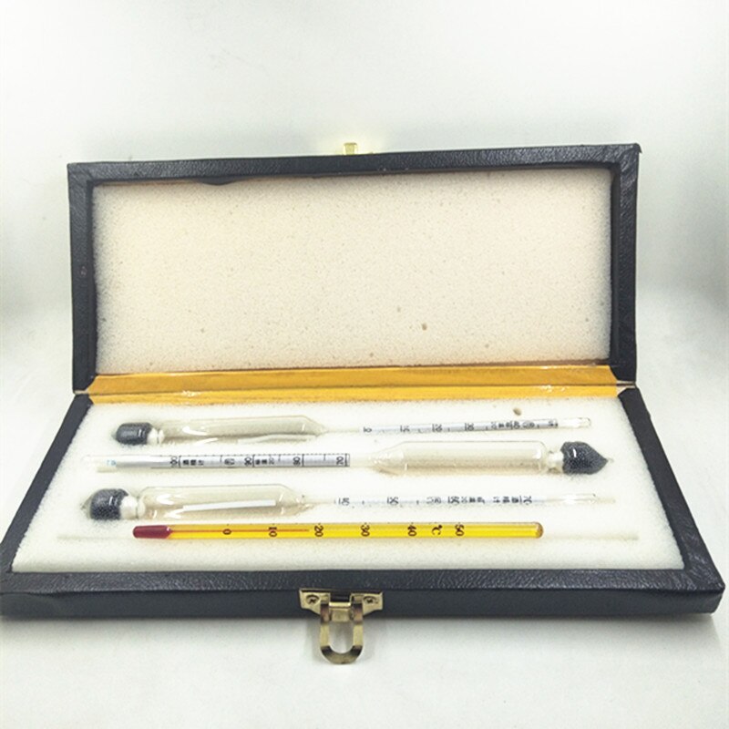 wine hydrometer Alcohol meter alcoholometer bafometro alcoholmeter hydrometer for alcohol alcotester tester with Thermometer